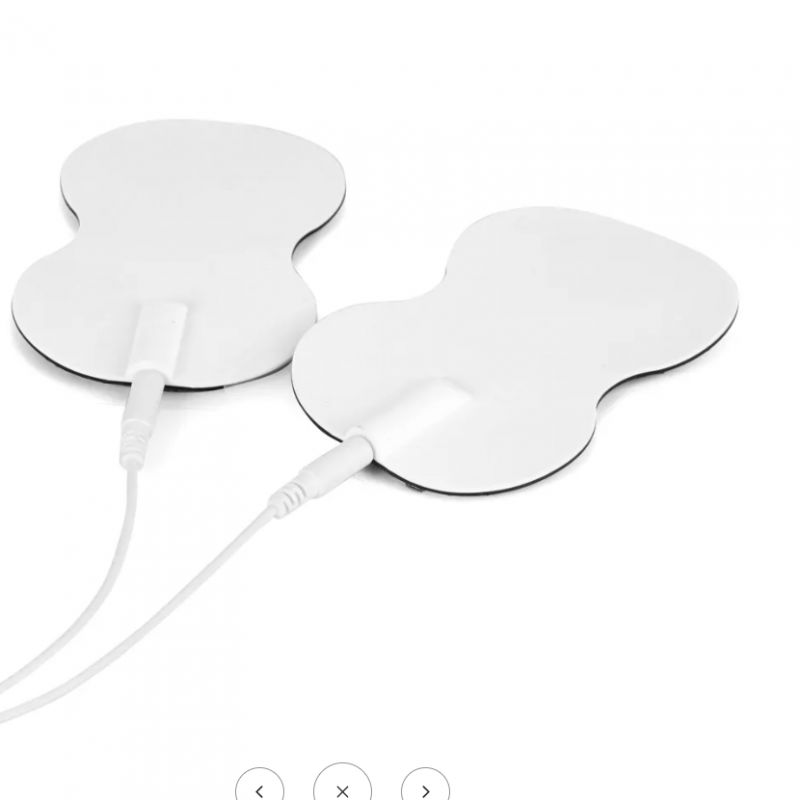 Kegel8 50 x 40 mm daugkartinio naudojimo silikoniniai elektrodai (2 vnt)